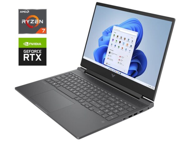Ігровий ноутбук Б-клас HP Victus Gaming 16-s0075nr / 16.1" (1920x1080) IPS / AMD Ryzen 7 7840HS (8 (16) ядра по 3.8 - 5.1 GHz) / 16 GB DDR5 / 512 GB SSD NVMe / nVidia GeForce RTX 3050, 6 GB GDDR6, 96-bit / WebCam