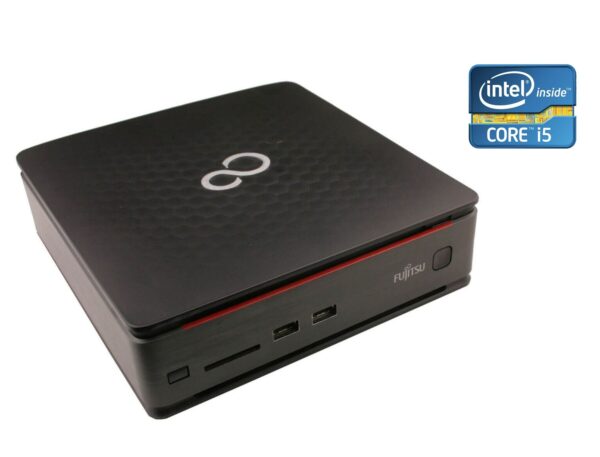 Неттоп Fujitsu Esprimo Q520 USFF / Intel Core i5-4440S (4 ядра по 2.8 - 3.3 GHz) / 8 GB DDR3 / 240 GB SSD / Intel HD Graphics 4600