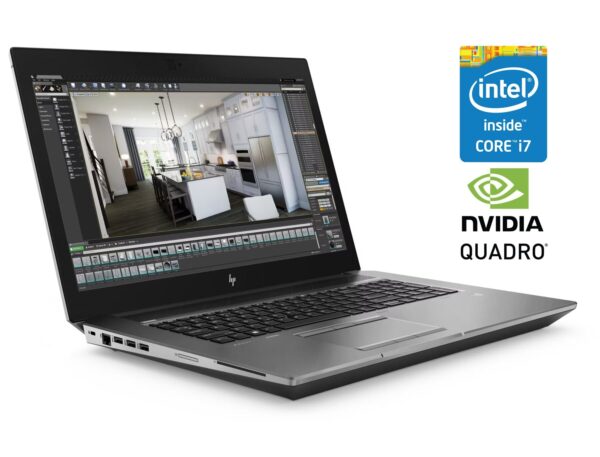 Мобільна робоча станція Б-клас HP ZBook 17 G6 / 17.3" (1920x1080) IPS / Intel Core i7-9850H (6 (12) ядер по 2.6 - 4.6 GHz) / 16 GB DDR4 / 512 GB SSD NVMe / nVidia Quadro RTX 3000, 6 GB GDDR6, 192-bit / WebCam