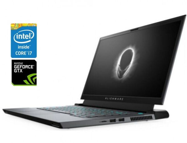 Ігровий ноутбук Dell Alienware m15 / 15.6" (1920x1080) IPS / Intel Core i7-8750H (6 (12) ядер по 2.2 - 4.1 GHz) / 16 GB DDR4 / 480 GB SSD / nVidia GeForce GTX 1070 Max-Q, 8 GB GDDR5, 256-bit / WebCam