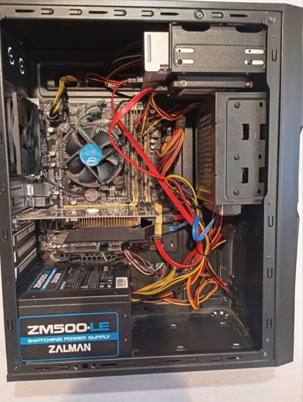 ПК Zalman ZM-T4 Tower / Intel Core i5-4590 (4 ядра по 3.3 - 3.7 GHz) / 16 GB DDR3 / 256 GB SSD + 1000 GB HDD / nVidia GeForce GTX 750, 1 GB GDDR5, 128-bit / DVD-RW / 500W - Зображення 6