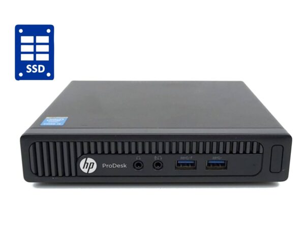 Неттоп Б-клас HP ProDesk 600 G1 Mini USFF / Intel Core i3-4160T (2 (4) ядер по 3.1 GHz) / 8 GB DDR3 / 240 GB SSD / Intel HD Graphics 4400