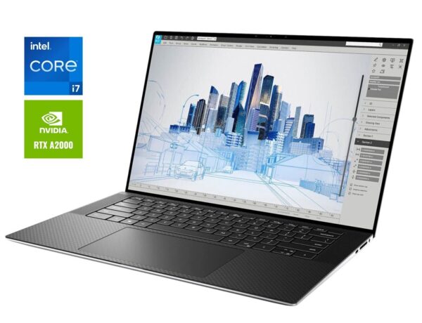 Ігровий ноутбук Dell Precision 5560 / 15.6" (1920x1080) IPS / Intel Core i9-11950H (8 (16) ядeр по 2.6 - 5.0 GHz) / 32 GB DDR4 / 1000 GB SSD M.2 / nVidia RTX A2000, 4 GB GDDR6, 128-bit / WebCam / Win 10 Pro + безпровідна миша