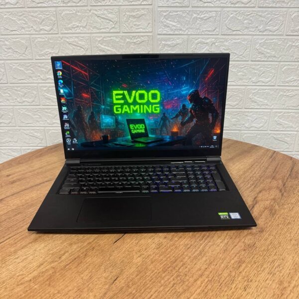 Ігровий ноутбук Evoo Gaming EG-LP6-BK / 17.3" (1920x1080) IPS / Intel Core i7-9750H (6 (12) ядер по 2.6 - 4.5 GHz) / 16 GB DDR4 / 1000 GB SSD NVMe / nVidia GeForce RTX 2060, 6 GB GDDR6, 192-bit / WebCam - Зображення 2