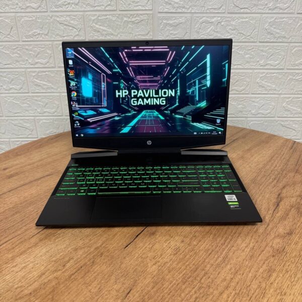 Ігровий ноутбук Б-клас HP Pavilion Gaming 15-dk1035nr / 15.6" (1920x1080) IPS / Intel Core i5-10300H (4 (8) ядра по 2.5 - 4.5 GHz) / 16 GB DDR4 / 512 GB SSD / nVidia GeForce GTX 1050, 3 GB GDDR5, 96-bit / WebCam - Зображення 2