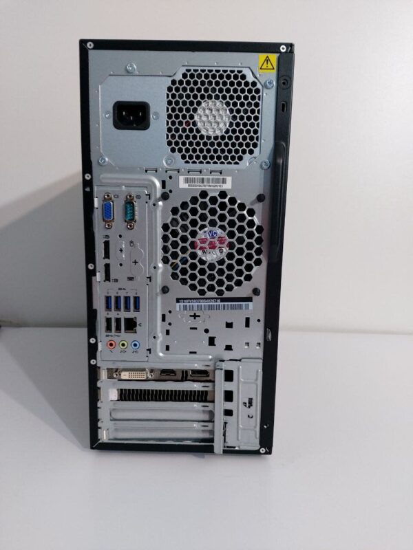 Комплект: Lenovo ThinkCentre M800 Tower / Intel Core i5-6500 (4 ядра по 3.2 - 3.6 GHz) / 16 GB DDR4 / 240 GB SSD + 512 GB SSD / AMD Radeon RX 570, 4 GB GDDR5, 128-bit / 350W / DVD-ROM + Монитор LG 24MB37PM-B / 24" (1920x1080) IPS + Кабелі DVI та живлення - Зображення 4