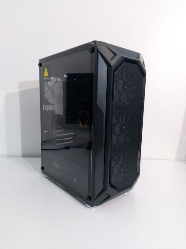 Комплект ПК: 1stPlayer FireBase X6 Tower / Intel Core i5-8500 (6 ядер по 3.0 - 4.1 GHz) / 16 GB DDR4 / 128 GB SSD M.2 + 512 GB SSD / AMD Radeon R9 390, 8 GB GDDR5, 512-bit / 700W + Монітор LG 24MB37PM-B / 24" (1920x1080) IPS + Кабелі DVI та живлення - Зображення 3