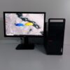 Комплект: Lenovo ThinkCentre M800 Tower / Intel Core i3-6100 (2 (4) ядра по 3.7 GHz) / 16 GB DDR4 / 250 GB SSD + 300 GB SSD / Sapphire Radeon RX 550, 4 GB GDDR5, 128-bit / DVD-ROM + Монітор LG 24MB37PM-B / 24" (1920x1080) IPS + Кабелі, Wi-Fi адаптер - Зображення 2