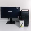 Комплект: Lenovo ThinkCentre M800 Tower / Intel Core i3-6100 (2 (4) ядра по 3.7 GHz) / 16 GB DDR4 / 250 GB SSD + 300 GB SSD / Sapphire Radeon RX 550, 4 GB GDDR5, 128-bit / DVD-ROM + Монітор LG 24MB37PM-B / 24" (1920x1080) IPS + Кабелі, Wi-Fi адаптер - Зображення 3