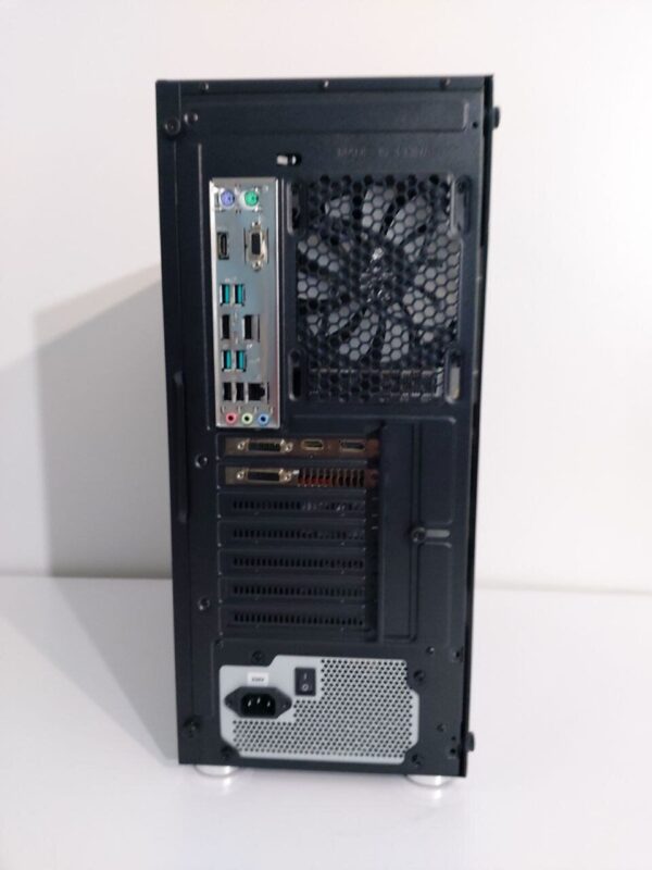Комплект ПК: 1stPlayer FireBase X6 Tower / Intel Core i5-8500 (6 ядер по 3.0 - 4.1 GHz) / 16 GB DDR4 / 128 GB SSD M.2 + 512 GB SSD / AMD Radeon R9 390, 8 GB GDDR5, 512-bit / 700W + Монітор LG 24MB37PM-B / 24" (1920x1080) IPS + Кабелі DVI та живлення - Зображення 5