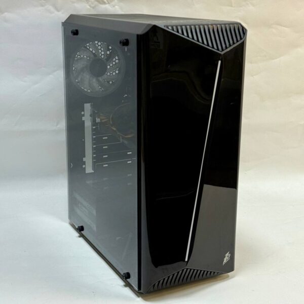 Комп'ютер 1stPlayer Black with window Tower / Intel Core i3-10100F (4 (8) ядра по 3.6 - 4.3 GHz) / 16 GB DDR4 / 240 GB SSD + 500 GB HDD / nVidia GeForce GTX 660, 2 GB GDDR5, 192-bit / 400W - Зображення 2