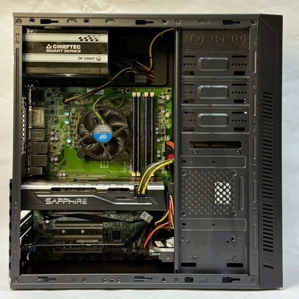 Комп'ютер GameMax MB980AF Black Tower / Intel Core i7-4790S (4 (8) ядра по 3.2 - 4.0 GHz) / 16 GB DDR3 / 240 GB SSD + 500 GB HDD / AMD Radeon RX 570, 4 GB GDDR5, 256-bit / 400W - Зображення 7