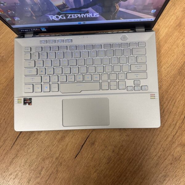 Ігровий ноутбук Asus ROG Zephyrus G14 GA401QM / 14" (1920x1080) IPS / AMD Ryzen 9 5900HS (8 (16) ядер по 3.0 - 4.6 GHz) / 16 GB DDR4 / 512 GB SSD NVMe / nVidia GeForce RTX 3060, 6 GB GDDR6, 192-bit - Зображення 7