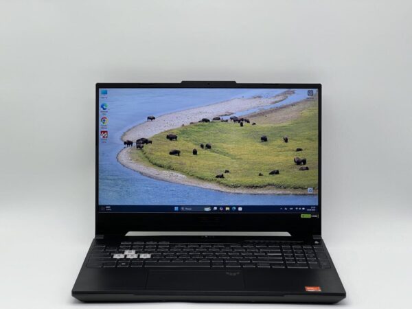Ігровий ноутбук Asus TUF Gaming A15 FA507XU / 15.6" (1920x1080) IPS / AMD Ryzen 9 7940HS (8 (16) ядер по 4.0 - 5.2 GHz) / 16 GB DDR5 / 480 GB SSD / nVidia GeForce RTX 4050, 6 GB GDDR6, 96-bit / WebCam - Зображення 2