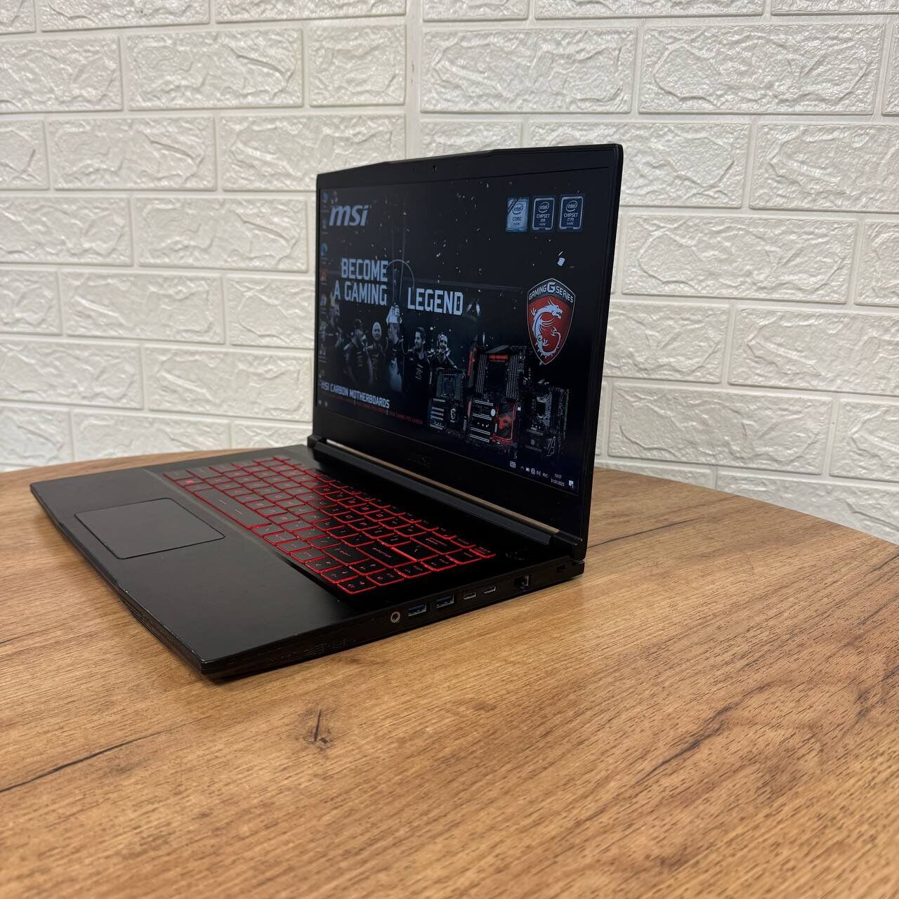 Ігровий ноутбук Б-клас MSI GF65 Thin 9SD / 15.6" (1920x1080) IPS / Intel Core i7-9750H (6 (12) ядер по 2.6 - 4.5 GHz) / 16 GB DDR4 / 512 GB SSD NVMe / nVidia GeForce GTX 1660 Ti, 6 GB GDDR6, 192-bit / WebCam - Зображення 5