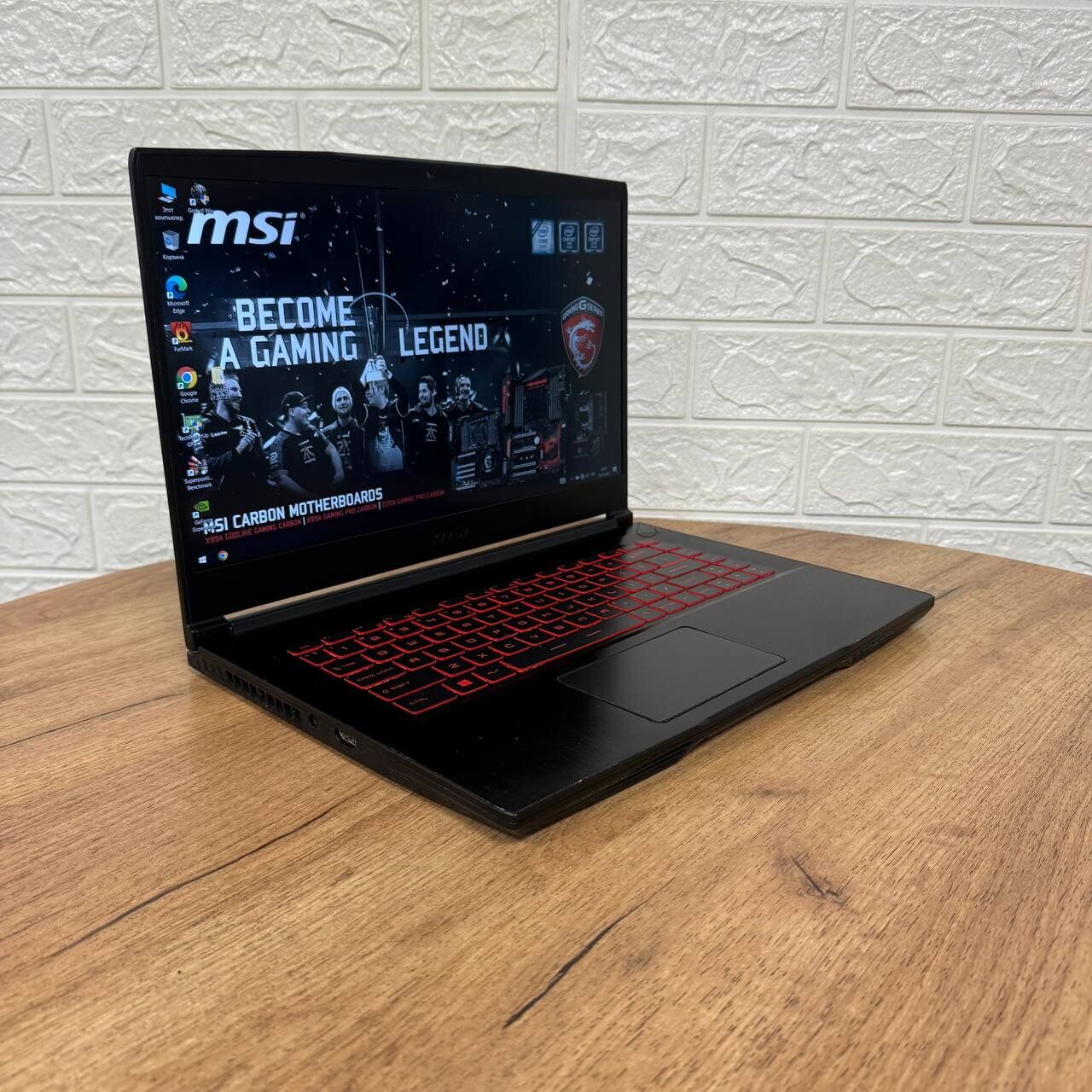 Ігровий ноутбук Б-клас MSI GF65 Thin 9SD / 15.6" (1920x1080) IPS / Intel Core i7-9750H (6 (12) ядер по 2.6 - 4.5 GHz) / 16 GB DDR4 / 512 GB SSD NVMe / nVidia GeForce GTX 1660 Ti, 6 GB GDDR6, 192-bit / WebCam - Зображення 4