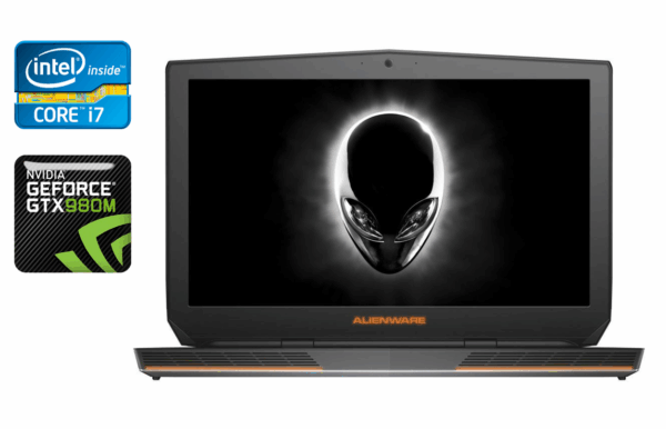 Ігровий ноутбук Dell Alienware 17 R3 / 17.3" (1920x1080) IPS / Intel Core i7-6820HK (4 (8) ядра по 2.7 - 3.6 GHz) / 16 GB DDR4 / 512 GB SSD / nVidia GeForce GTX 980M, 4 GB GDDR5, 256-bit / WebCam / HDMI