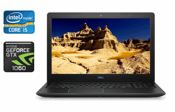 Ігровий ноутбук Dell G3 3579 / 15.6" (1920x1080) IPS / Intel Core i5-8300H (4 (8) ядра по 2.3 - 4.0 GHz) / 16 GB DDR4 / 512 GB SSD / nVidia GeForce GTX 1060, 6 GB GDDR5, 192-bit / WebCam / Windows 10