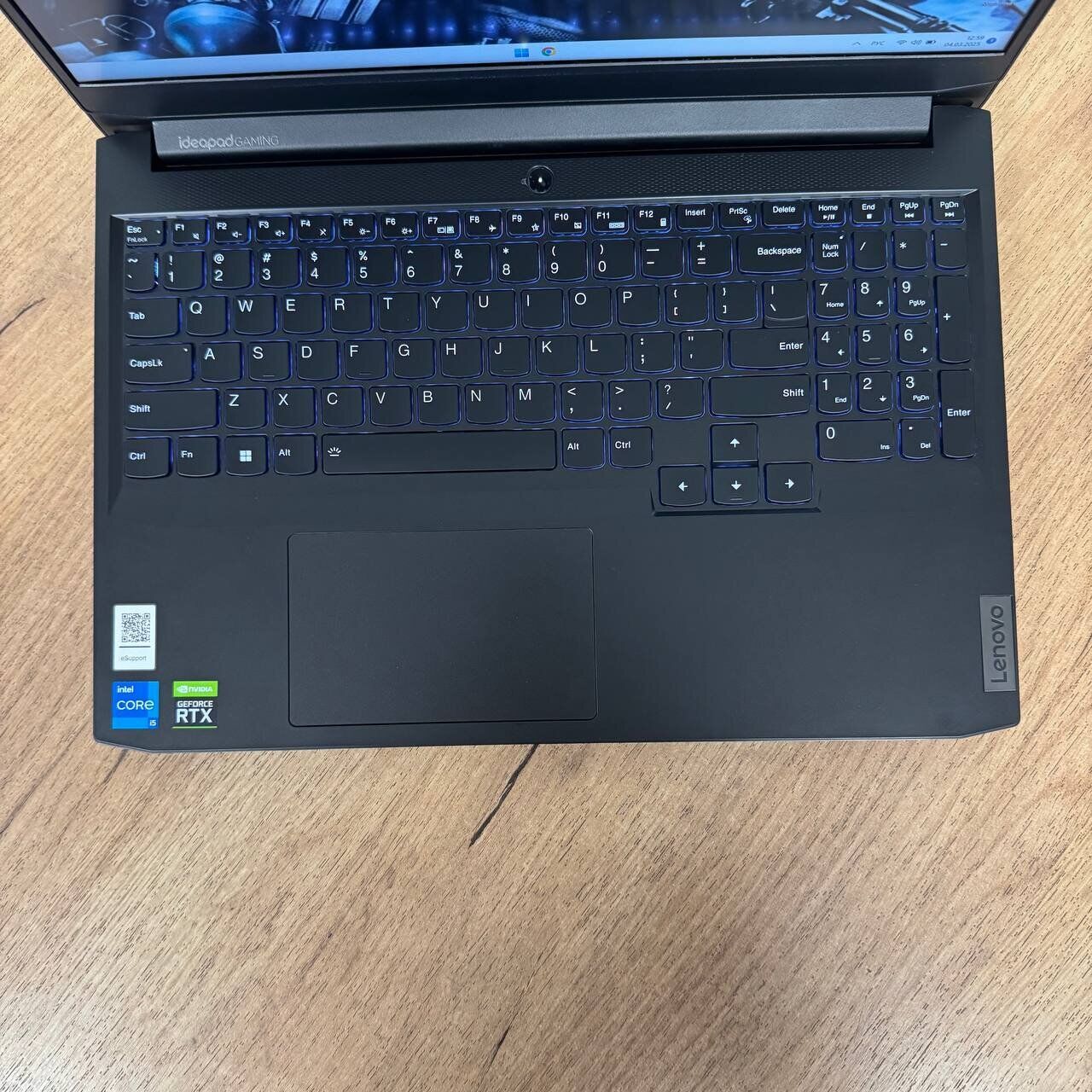 Ігровий ноутбук Lenovo IdeaPad Gaming 3 15IHU6 / 15.6" (1920x1080) IPS / Intel Core i5-11300H (4 (8) ядра по 2.6 - 4.4 GHz) / 8 GB DDR4 / 256 GB SSD NVMe / nVidia GeForce RTX 3050, 4 GB GDDR6, 128-bit / WebCam - Зображення 7