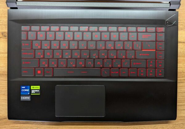 Ігровий ноутбук MSI GF63 12VF / 15.6" (1920x1080) IPS / Intel Core i7-12650H (10 (16) ядер по 3.5 - 4.7 GHz) / 32 GB DDR4 / 1000 GB SSD / nVidia GeForce RTX 4060, 8 GB GDDR6, 128-bit / WebCam / Windows 11 - Зображення 3