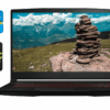 Ігровий ноутбук MSI GF63 12VF / 15.6" (1920x1080) IPS / Intel Core i7-12650H (10 (16) ядер по 3.5 - 4.7 GHz) / 32 GB DDR4 / 1000 GB SSD / nVidia GeForce RTX 4060, 8 GB GDDR6, 128-bit / WebCam / Windows 11