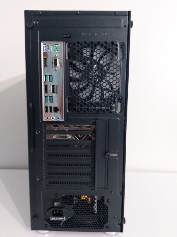 Ігровий ПК 1stPlayer FireBase X6 Tower / Intel Core i5-8500 (6 ядер по 3.0 - 4.1 GHz) / 16 GB DDR4 / 128 GB SSD M.2 + 512 GB SSD / AMD Radeon RX 570, 8 GB GDDR5, 256-bit / 500W + Кабелі (DVI та живлення) - Зображення 5