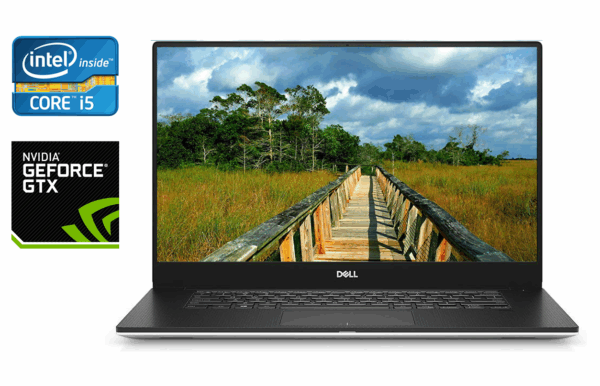 Ігровий ультрабук Б-клас Dell XPS 15 7590 / 15.6" (1920x1080) IPS / Intel Core i5-9300H (4 (8) ядра по 2.4 - 4.1 GHz) / 16 GB DDR4 / 512 GB SSD / nVidia GeForce GTX 1650, 4 GB GDDR6, 128-bit / WebCam / HDMI