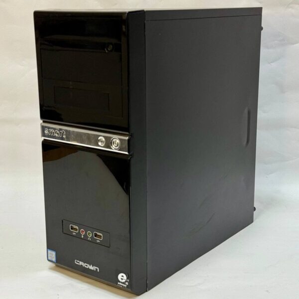 Комп'ютер Crown SM601 Black Tower / Intel Core i7-4790S (4 (8) ядра по 3.2 - 4.0 GHz) / 16 GB DDR3 / 256 GB SSD + 500 GB HDD / AMD Radeon RX 570, 4 GB GDDR5, 256-bit / 450W - Зображення 4
