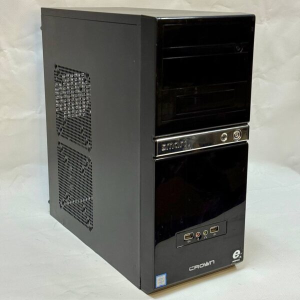 Комп'ютер Crown SM601 Black Tower / Intel Core i7-4790S (4 (8) ядра по 3.2 - 4.0 GHz) / 16 GB DDR3 / 256 GB SSD + 500 GB HDD / AMD Radeon RX 570, 4 GB GDDR5, 256-bit / 450W - Зображення 3