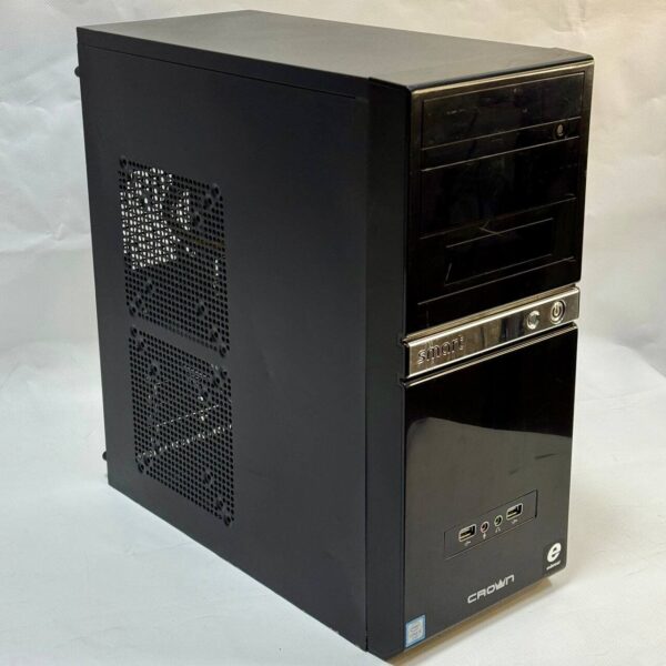 Комп'ютер Crown SM601 Black Tower / Intel Core i7-4790S (4 (8) ядра по 3.2 - 4.0 GHz) / 16 GB DDR3 / 480 GB SSD + 500 GB HDD / AMD Radeon RX 570, 4 GB GDDR5, 256-bit / 500W - Зображення 4
