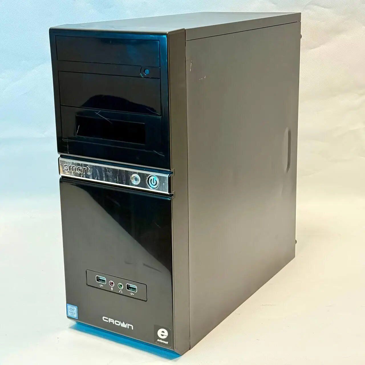 Комп'ютер Crown SM601 Black Tower / Intel Core i7-4790S (4 (8) ядра по 3.2 - 4.0 GHz) / 16 GB DDR3 / 480 GB SSD + 500 GB HDD / nVidia GeForce GTX 1060, 6 GB GDDR5, 192-bit / 400W - Зображення 4