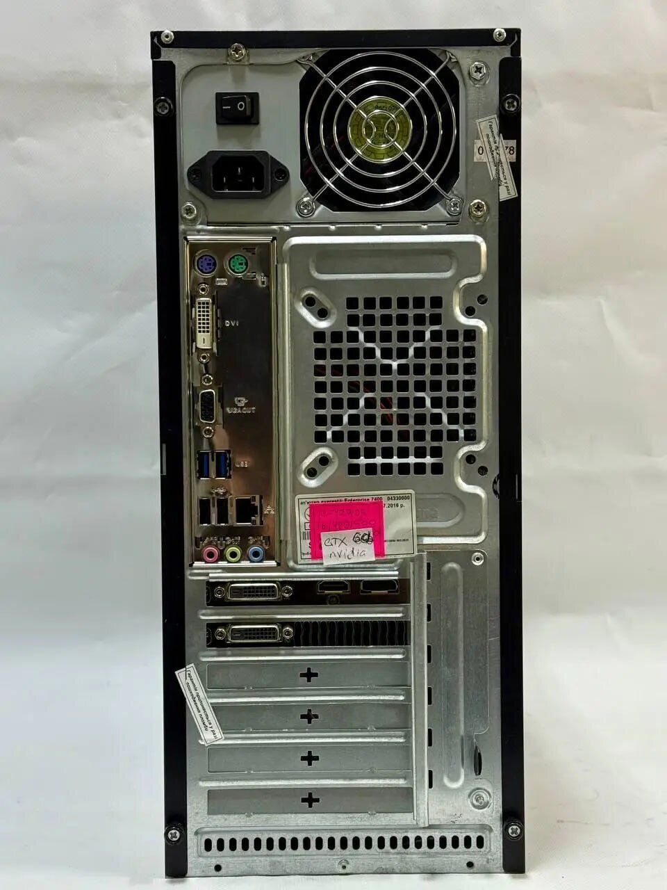 Комп'ютер Crown SM601 Black Tower / Intel Core i7-4790S (4 (8) ядра по 3.2 - 4.0 GHz) / 16 GB DDR3 / 480 GB SSD + 500 GB HDD / nVidia GeForce GTX 1060, 6 GB GDDR5, 192-bit / 400W - Зображення 7