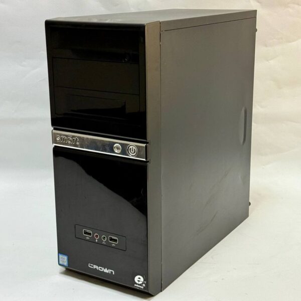 Комп'ютер Crown SM601 Black Tower / Intel Core i7-4790S (4 (8) ядра по 3.2 - 4.0 GHz) / 16 GB DDR3 / 500 GB SSD + 500 GB HDD / nVidia GeForce GTX 1060, 6 GB GDDR5, 192-bit / 400W - Зображення 4