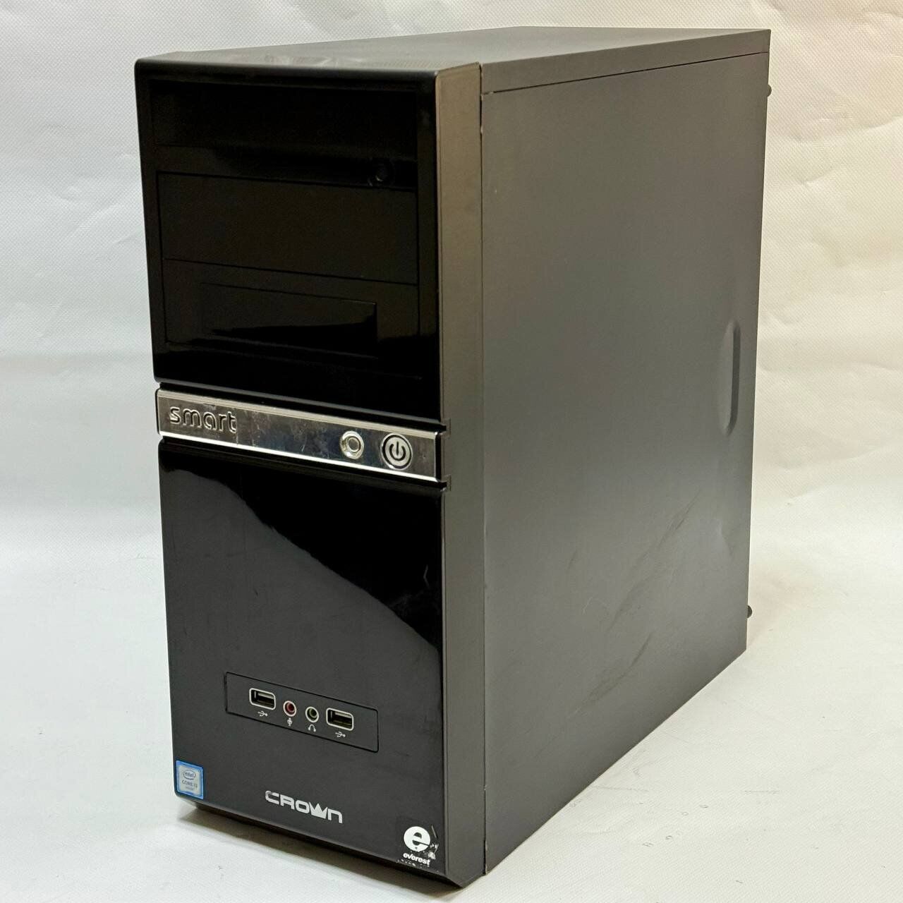 Комп'ютер Crown SM601 Black Tower / Intel Core i7-4790S (4 (8) ядра по 3.2 - 4.0 GHz) / 16 GB DDR3 / 500 GB SSD + 500 GB HDD / nVidia GeForce GTX 1060, 6 GB GDDR5, 192-bit / 400W - Зображення 4