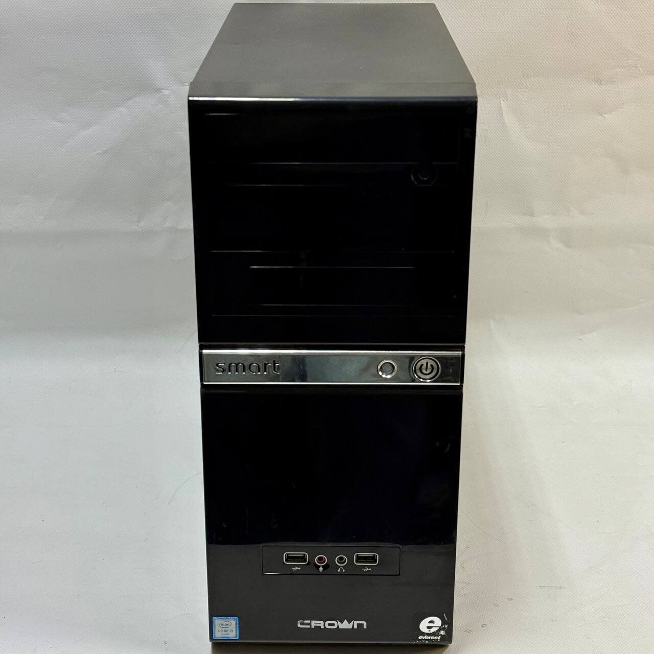 Комп'ютер Crown SM601 Black Tower / Intel Core i7-4790S (4 (8) ядра по 3.2 - 4.0 GHz) / 16 GB DDR3 / 500 GB SSD + 500 GB HDD / nVidia GeForce GTX 1060, 6 GB GDDR5, 192-bit / 400W - Зображення 2