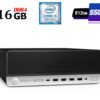 Комп'ютер HP ProDesk 600 G5 SFF / Intel Core i5-9500 (6 ядер по 3.0 - 4.4 GHz) / 16 GB DDR4 / 500 GB SSD M.2 / Intel UHD Graphics 630 / 180W / USB 3.1 / DisplayPort