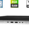 Неттоп HP ProDesk 600 G4 Desktop Mini USFF / Intel Core i7-8700T (6 (12) ядер по 2.4 - 4.0 GHz) / 8 GB DDR4 / 250 GB SSD / Intel UHD Graphics 630 / Wi-Fi + Блок живлення