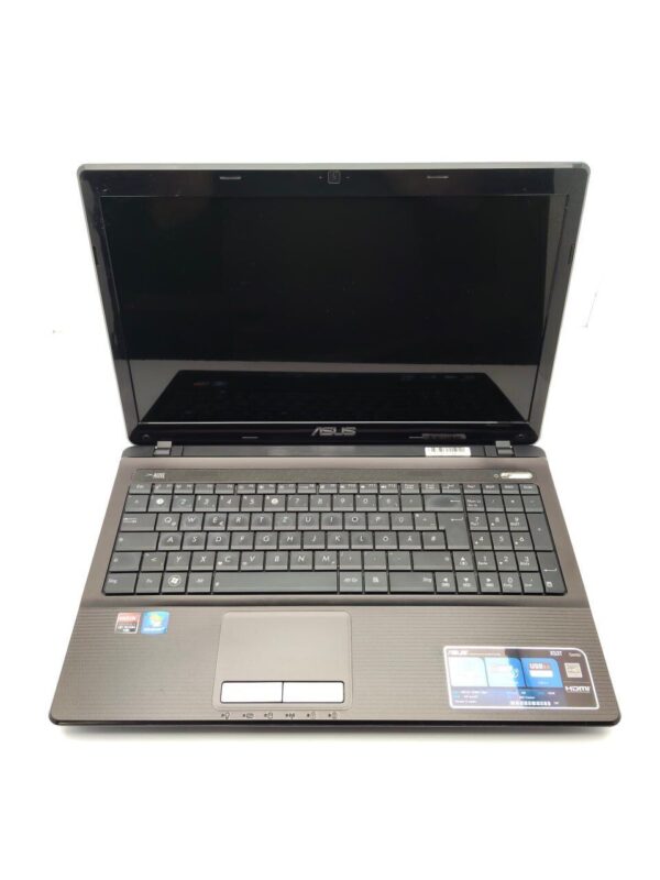 Ноутбук Asus K53 / 15.6" (1366x768) TN / AMD A6-3420M (4 ядра по 1.5 - 2.4 GHz) / 6 GB DDR3 / 500 GB HDD / AMD Radeon HD 6520G Graphics / WebCam / VGA - Зображення 2