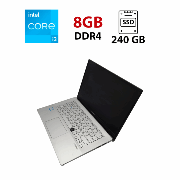 Ноутбук Asus VivoBook 14 X420UA / 14" (1920x1080) TN / Intel Core i3-8130U (2 (4) ядра по 2.2 -3.4 GHz) / 8 GB DDR4 / 240 GB SSD / Intel UHD Graphics 620 / WebCam