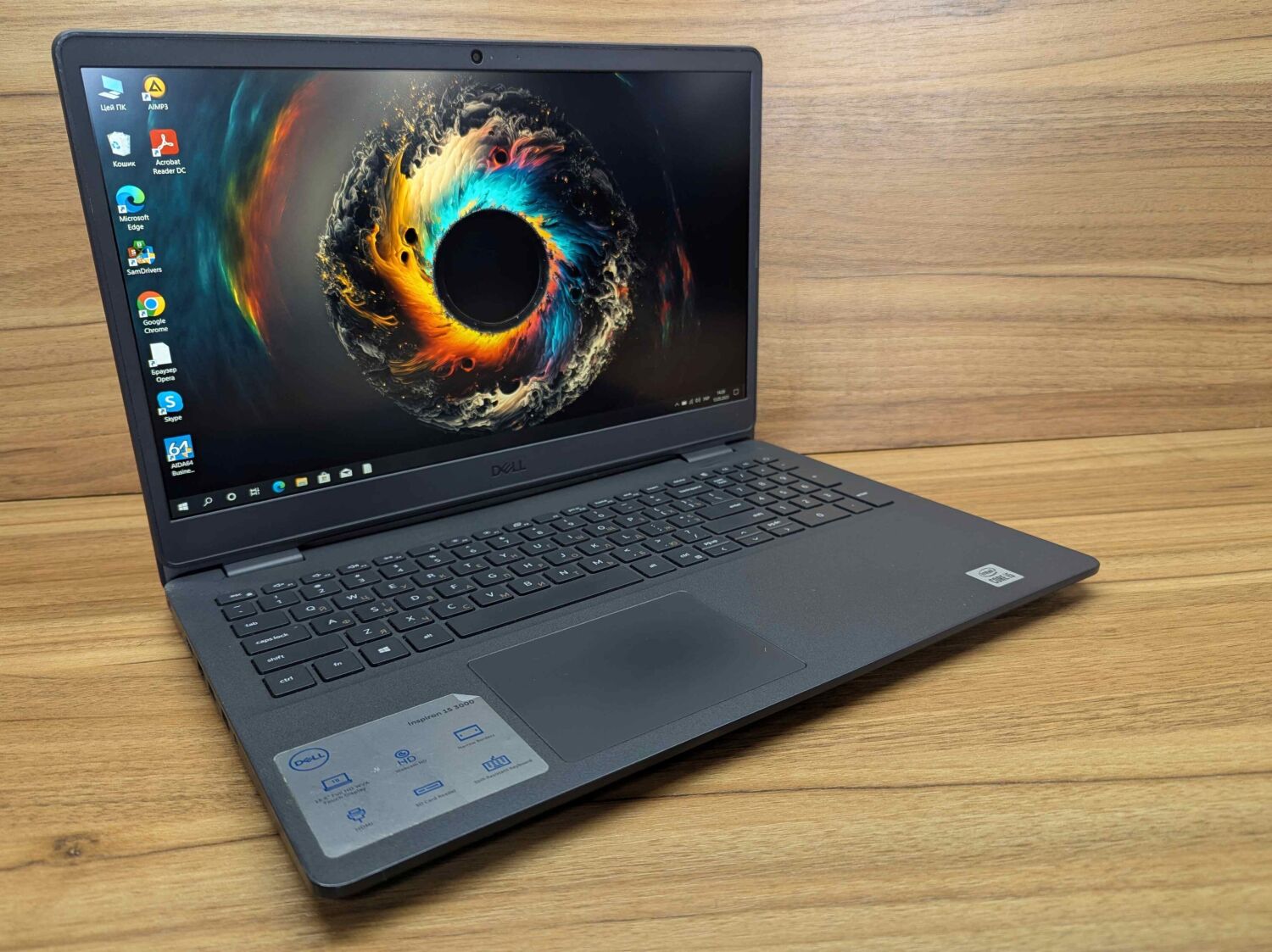 Ноутбук Б-клас Dell Inspiron 3501 / 15.6" (1920x1080) IPS / Intel Core i5-1035G1 (4 (8) ядра 1.0 - 3.6 GHz) / 16 GB DDR4 / 480 GB SSD / Intel UHD Graphics / WebCam / Windows 10 - Зображення 4