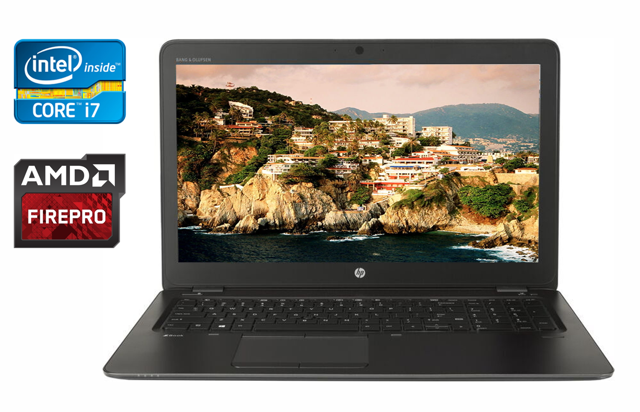 Ноутбук Б-клас HP zBook 15u G3 / 15.6" (1920x1080) IPS / Intel Core i7-6500U (2 (4) ядра по 2.5 - 3.1 GHz) / 8 GB DDR4 / 256 GB SSD / AMD FirePro W4190M, 2 GB GDDR5, 128-bit / WebCam / Fingerprint / Windows 10