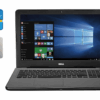 Ноутбук Dell Inspiron 5567 / 15.6" (1366x768) TN / Intel Core i5-7200U (2 (4) ядра по 2.5 - 3.1 GHz) / 8 GB DDR4 / 240 GB SSD / Intel HD Graphics 620 / WebCam / Windows 10