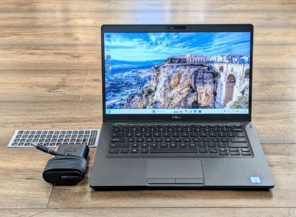 Ноутбук Dell Latitude 5401 / 14" (1366x768) TN / Intel Core i5-9300H (4 (8) ядра по 2.4 - 4.1 GHz) / 8 GB DDR4 / 256 GB SSD / Intel UHD Graphics 630 / WebCam - Зображення 2