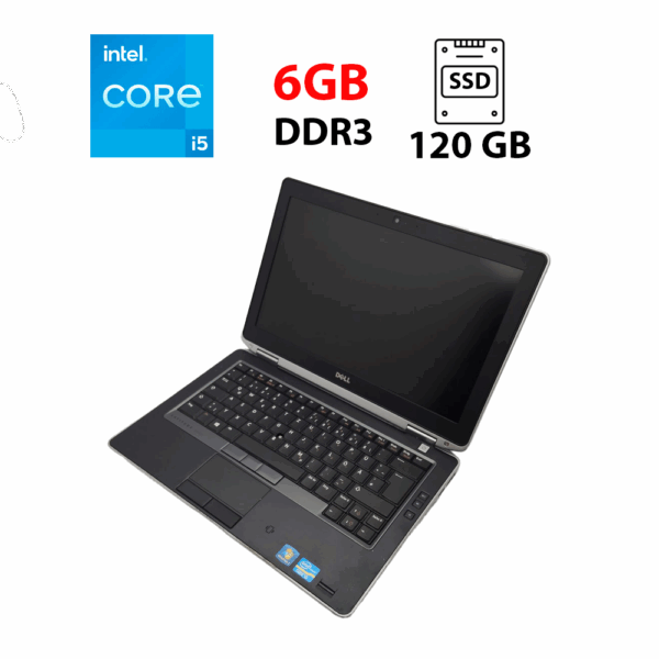 Ноутбук Dell Latitude E6330 / 14" (1366x768) TN / Intel Core i5-3320M (2 (4) ядра по 2.6 - 3.3 GHz) / 6 GB DDR3 / 120 GB SSD / Intel HD Graphics 4000 / WebCam