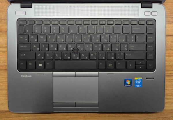 Ноутбук HP EliteBook 840 G1 / 14" (1600x900) TN / Intel Core i7-4600U (2 (4) ядра по 2.1 - 3.3 GHz) / 8 GB DDR3 / 240 GB SSD / Intel HD Graphics 4400 / WebCam / Fingerprint / Windows 10 - Зображення 3