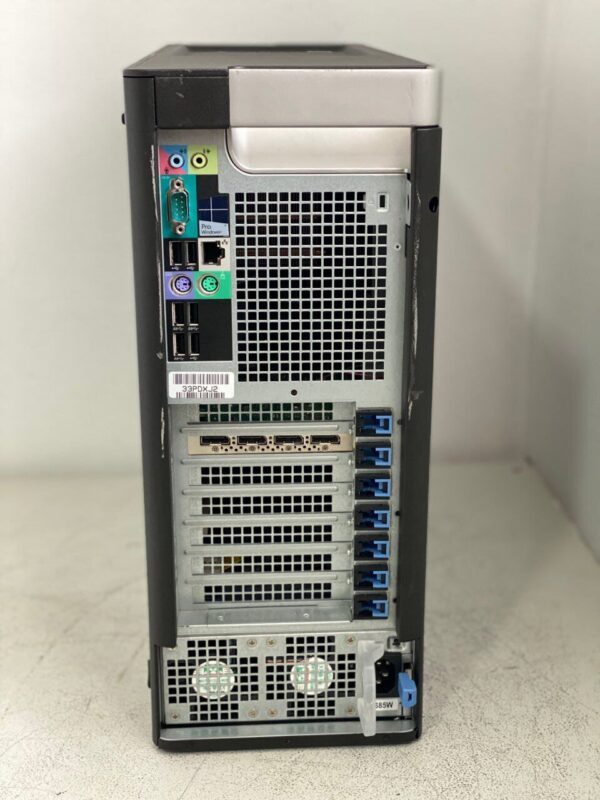 Робоча станція Dell Precision T5810 Tower / Intel Xeon E5-2697 v3 (14 (28) ядра по 2.6 - 3.6 GHz) / 32 GB DDR3 / 240 GB SSD / nVidia Quadro M4000, 8 GB GDDR5, 256-bit / DVD-ROM - Зображення 4