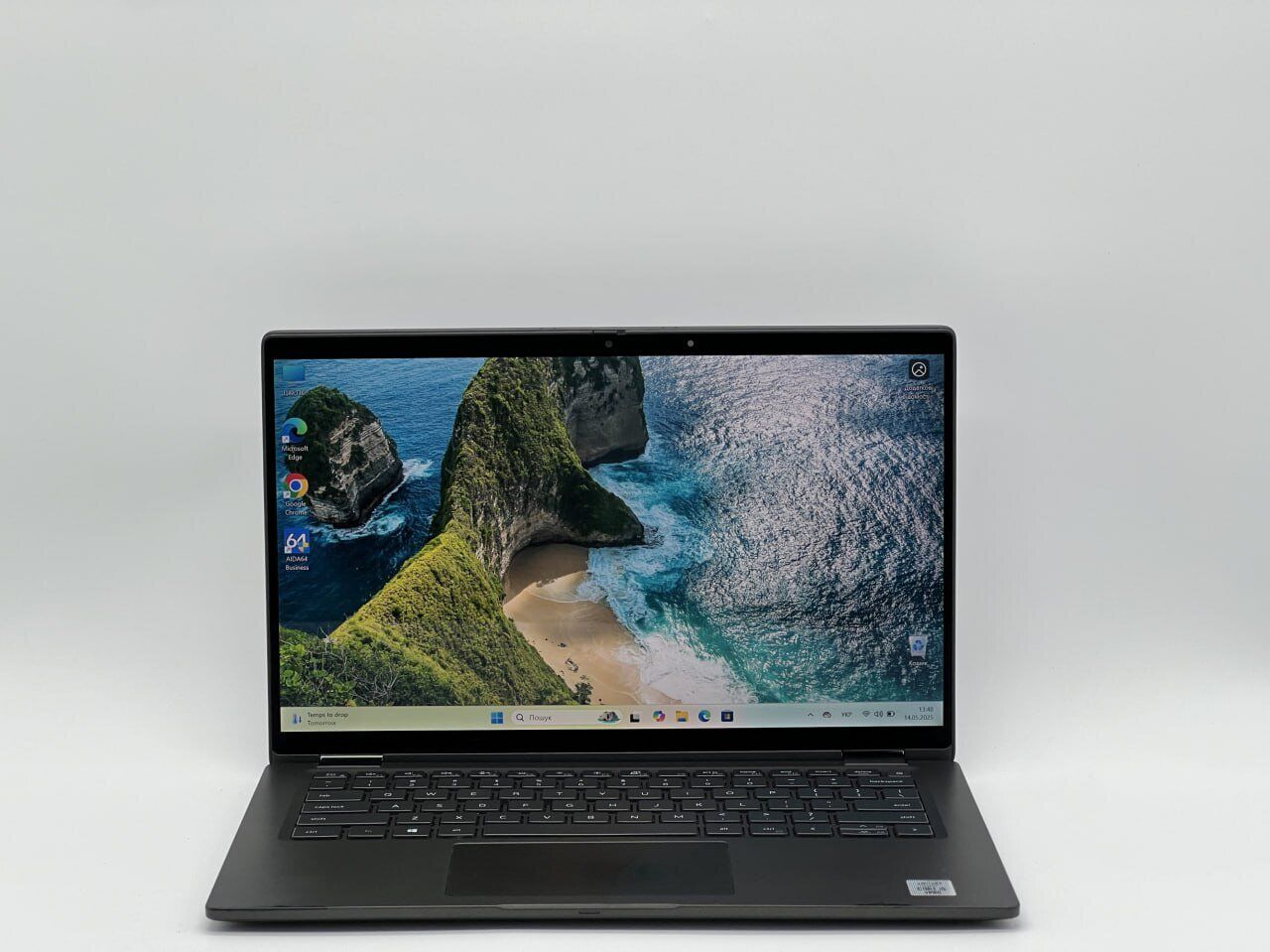Ультрабук-трансформер Dell Latitude 7410 2-in-1 / 14" (1920x1080) IPS Touch / Intel Core i5-10310U (4 (8) ядра по 1.7 - 4.4 GHz) / 8 GB DDR4 / 120 GB SSD / Intel UHD Graphics / WebCam + Бездротова мишка - Зображення 2