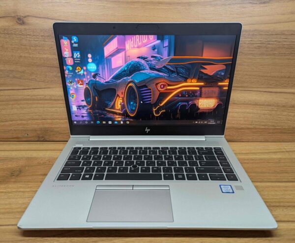 Ультрабук Б-клас HP EliteBook 840 G5 / 14" (1920x1080) IPS / Intel Core i5-8350U (4 (8) ядра по 1.7 - 3.6 GHz) / 16 GB DDR4 / 512 GB SSD / Intel UHD Graphics 620 / TouchID / WebCam / Windows 10 - Зображення 2