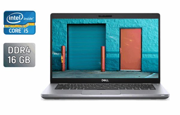 Ультрабук Dell Latitude 5410 / 14" (1920x1080) IPS / Intel Core i5-10210U (4 (8) ядра по 1.6 - 4.2 GHz) / 16 GB DDR4 / 256 GB SSD / Intel UHD Graphics / WebCam / HDMI
