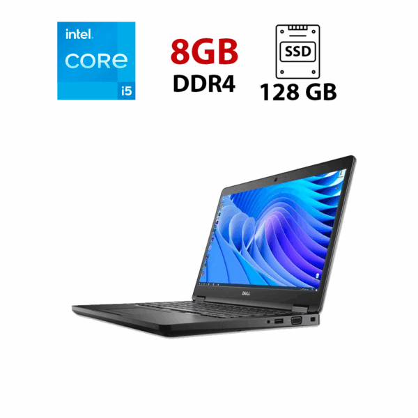 Ультрабук Dell Latitude 5490 / 14" (1920x1080) IPS / Intel Core i5-7300U (2 (4) ядра по 2.6 - 3.5 GHz) / 8 GB DDR4 / 128 GB SSD / Intel HD Graphics 620 / WebCam / HDMI / Windows 11